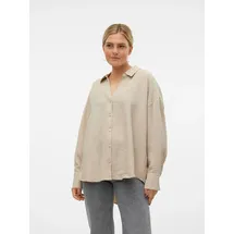 Vero Moda Melaney Queeny Langarmhemd Overcast / Melange XL