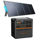 Bluetti Solar Generator Ac240p Ip65 With Solar Panel Pv200 3600w - Grey - One Size