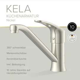 Lenz Kela Einhebelmischer Nickel