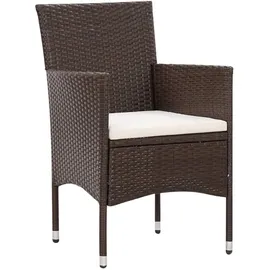 vidaXL Garten-Lounge-Set 5-tlg. braun 45892