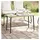 vidaXL Gartentisch 84 x 45 x 45 cm Beige/Braun