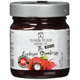 To Filema Tis Lelas Handgemachte Erdbeer Marmelade ohne Zuckerzusatz – The Explosive Strawberry – 2 x 240 g (480 g) – 75% Fruchtanteil, Vegan, Glutenfrei, Ohne Konservierungsstoffe