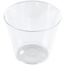 MONOUSO - Dessertglas aus Plastik für Eis 230ml (25 Stück)