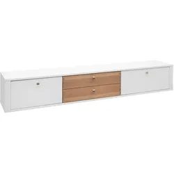 TV-Element Whitehouse 10Q8WR13 Weiß/Eichefarben