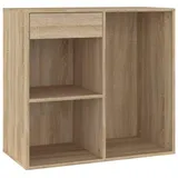 vidaXL Kosmetikschrank, Ankleideschrank mit viel Stauraum, Schmuckschrank für Schlafzimmer Wohnzimmer, Schminkschrank Schrank, Sonoma-Eiche Holzwerkstoff