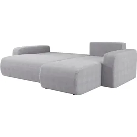 kaiser möbel Eckcouch Cord 4-Sitzer Grau