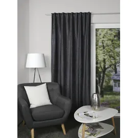 HOME WOHNIDEEN 85987 | Vorhang Thermo, (anthrazit) 245x135 cm