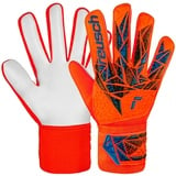 Reusch Attrakt Starter Solid Torwarthandschuhe für Erwachsene für alle Spielfeldoberflächen, orange-blau