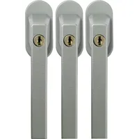 ABUS Fenstergriff 3er Set silber