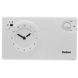 Uhrenthermostat analog 230V 6A ws 1,2K Tag/Woche 10-30°C