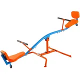 Vevor Kinderwippe 2640 x 930 x 710 mm, Wippe bis 136 kg belastbar, Gartenwippe mit Griffen, Schaukelwippe, Karussellwippe für draußen, 360 Grad drehbar, Spielzeug für Kinder ab 3 Jahren