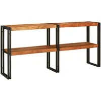 VidaXL Konsolentisch 160x33x75 cm Raues Akazienholz