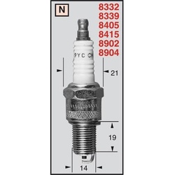 KAMPIOEN Bougie RN2C/OE091