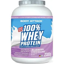 Body Attack Whey Protein Blueberry Cheesecake Pulver 2300 g