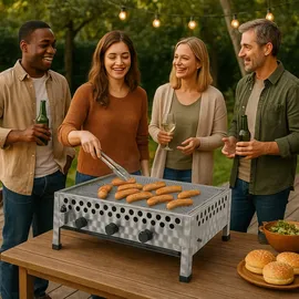 Tepro Wurstbräter silber