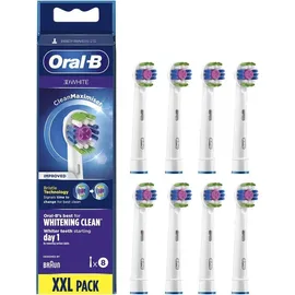 Oral-B 3D White Aufsteckbürsten Cleanmaximiser Technologie 8 St.