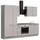 Nobilia Küchenzeile Touch II 270 cm grau