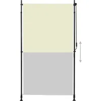 vidaXL Außenrollo 120 x 270 cm creme