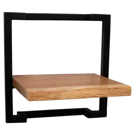 m2 Wandregal 30 x 30 cm Schwarz