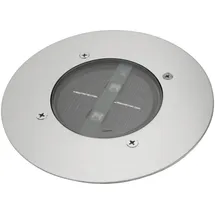 smartwares Solar-Bodeneinbaustrahler 1 rund Silber