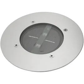 smartwares Solar-Bodeneinbaustrahler 1 rund Silber