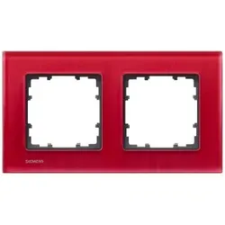 Siemens 5TG12023 DELTA miro Glas orient Rahmen 2-fach