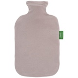 Fashy Wärmflasche »Wärmflasche mit Fleecebezug 2L Taupe