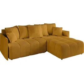 altdecor Ecksofa LONLI-L Cord 2-Sitzer Gelb