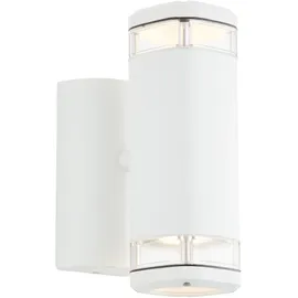 Brilliant Jandy Außenwandleuchte 2flg Up/Down weiß