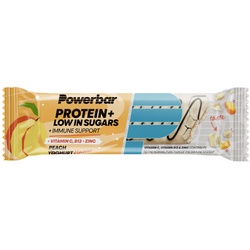 POWERBAR Proteinriegel Protein + Low in Sugars + Immune Support Pfirsi