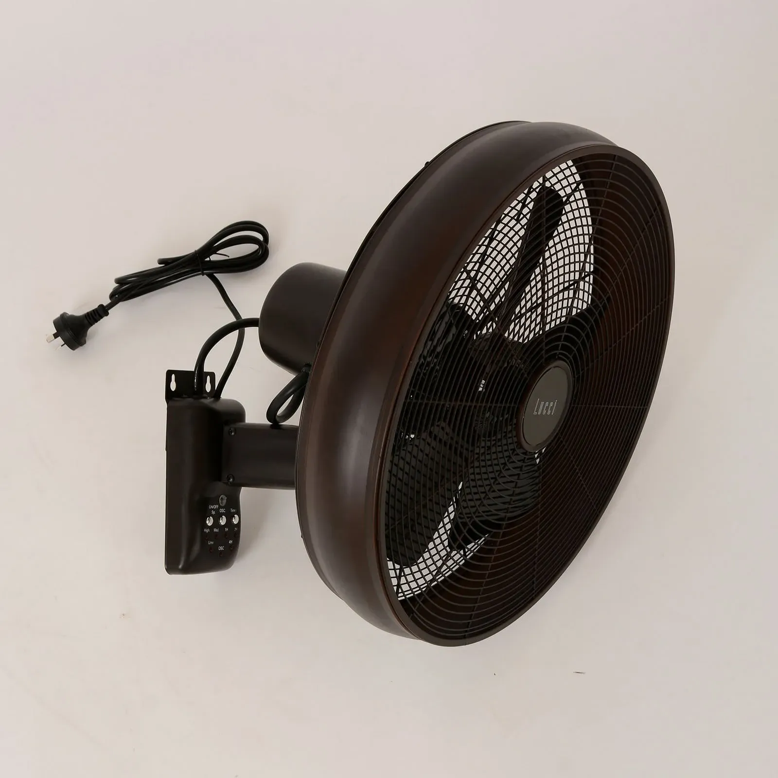 Breeze Wandventilator, schwarz, Ø 41 cm, leise Beacon Lighting, Breeze, Schwarz, für Wohnzimmer, Kunststoff