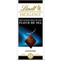 Lindt Tafelschokolade Excellence Fleur de Sel, Feinherb, 100g