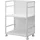 Yamazaki 4810 Tower 2~Tiered Semi~Closed Storage Wagon, White, Steel/Nylon, 42 x 32 x 60 cm