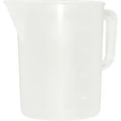 Messbecher Kunststoff, transparent, Inhalt: 1,00 Liter