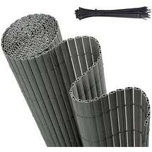 Sekey Sichtschutzmatte 300 x 80 cm grau PVC