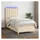vidaXL Boxspringbett 100 x 200 cm Creme