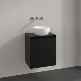 Villeroy & Boch Waschtischunterschrank 1 Tür 50 x 54,8 x 38 cm Schwarz