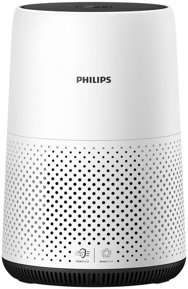 Philips Luftreiniger AC0820/10 800 Serie, für 49 m2 Räume, für Allergiker geeignet weiß