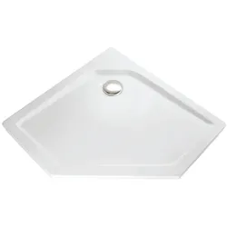 HSK Acryl-Duschwanne super-flach Fünfeck