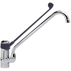 Gastro-Inox HP Monoblockmischer mit Kunststoff Ellbogenkontrolle, 250 mm