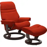 Stressless Stressless® Relaxsessel »Sunrise«, mit Classic Base, Größe L, Gestell Wenge rot