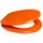 Sanilo WC Sitz Orange, Hochwertiger und Stabiler Toilettendeckel aus Holz