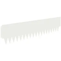 vidaXL Raseneinfassung 20 pcs Metall 20 x 20 cm Weiß