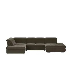 Kollektion Kraft Wohnlandschaft mit verschiedenen Funktionen Spencer ¦ braun ¦ Maße (cm): B: 382 H: 102 T: 260.0