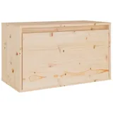 vidaXL Wandschrank 60x30x35 cm Massivholz Kiefer