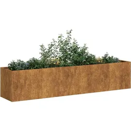 vidaXL Rostig 200 x 40 x 40 cm Braun