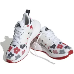 adidas Laufschuhe Fortarun 2.0 (Freizeit, Cloudfoam, Schnürsenkel) weiss/rot Mädchen