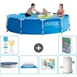 Frame Pool Rund - 305x76 Cm - 7-teilig  S148