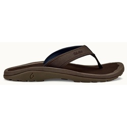 Olukai Herren Ohana Flip Flop, 41 - dark wood/dark wood