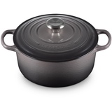 Le Creuset Signature Bräter 24 cm rund flint